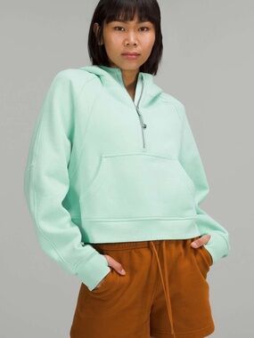 Lululemon Scuba Oversized Half-Zip Hoodie Wild Mint